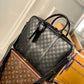 N45288 Sirius Damier Infini Onyx briefcase 35cm black