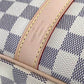 N48223 Keepall Triangle BANDOULIÈRE 50 Tuffetage white damier COWHIDE REAL LEATHER