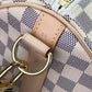 N48223 Keepall Triangle BANDOULIÈRE 50 Tuffetage white damier COWHIDE REAL LEATHER