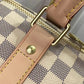 N48223 Keepall Triangle BANDOULIÈRE 50 Tuffetage white damier COWHIDE REAL LEATHER