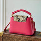 N81209 Capucines BB Taurillon 21cm rose red