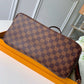 Neverfull N41603 rose ballerine inside MM Damier Azur Bag Damier GHW Used