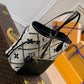 M46039 Neverfull MM Monogram Malletage Empreinte white Tote