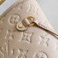 M58525 neverfull MM Monogram Empreinte apricot new colors 2022