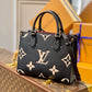 M45659 ONTHEGO PM tote bag monogrm empreinte leather black