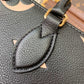 M45659 ONTHEGO PM tote bag monogrm empreinte leather black