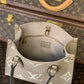 M45659 ONTHEGO PM tote bag monogrm empreinte leather grey