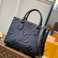 M45653 OnTheGo PM Monogram Empreinte leather black Giant Monogram