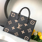 LV On TheGo GM Da Bicolor Monogram