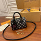 M46088 Speedy Bandouliere 20 Bag ROSE BLACK WHITE