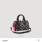 M46088 Speedy Bandouliere 20 Bag ROSE BLACK WHITE