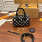 M46088 Speedy Bandouliere 20 Bag ROSE BLACK WHITE