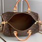 M41111 SPEEDY BANDOULIERE 35 Monogram Canvas Real Leather Trim