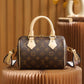 M45957 Speedy Bandouliere 20 Bag monogram real leather trim