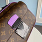 M46246 S LOCK MESSENGER Monogram Macassar purple man bag Sac Plat shoulder bag