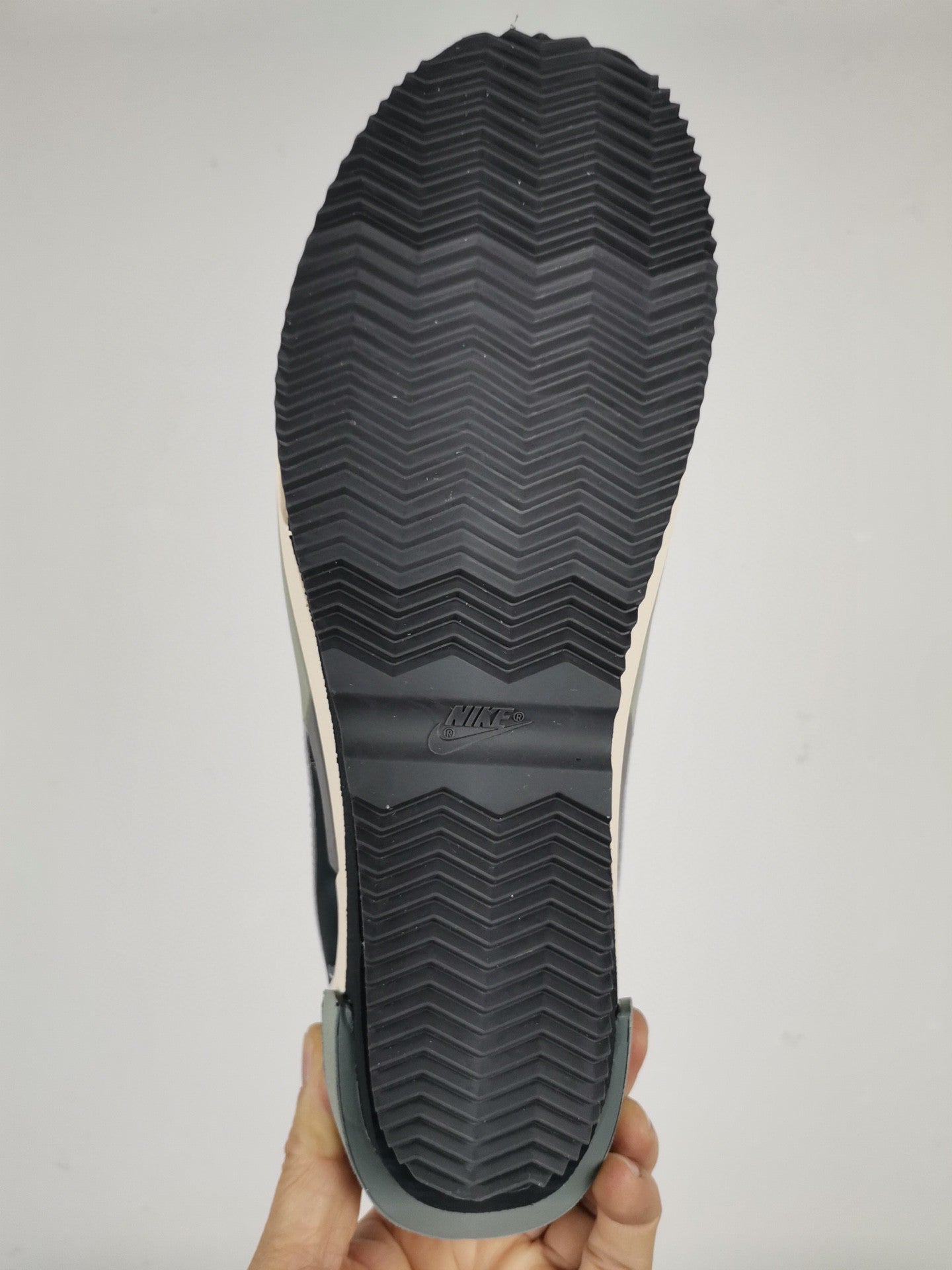 NIKE X SACAI Zoom Cortez 4.0 Black Dark Grey For Men DQ0581-001