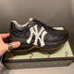 BL-GCI  RHYTON VINTAGE TRAINER NY BLACK SNEAKER 139