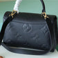 LV Madeleine MM Monogram Empreinte Black For Women,  Shoulder and Crossbody Bags 11.8in/30cm LV M45976