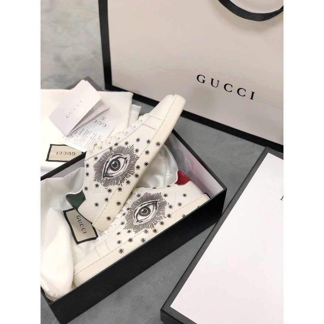 BL-GCI  Ace with Eyes White Sneaker 104
