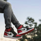 BL - AJ1 black red toe