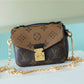 LV Micro Metis Monogram Canvas For Women, Women’s Handbags, Shoulder And Crossbody Bags 5.5in/14cm LV