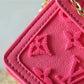 LV Mini Dauphine Monogram Fluo Pink For Women,  Shoulder And Crossbody Bags 18.5cm/7.3in LV M20747