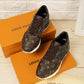 BL - LUV BLnogram Denim Brown Sneaker