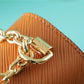 LV Twist MM Epi Gold Miel Brown For Women, Women’s Bags, Shoulder And Crossbody Bags 9.1in/23cm LV M59686