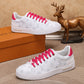 BL - LUV Time Out Pink And White Sneaker
