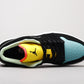 BL - AJ1 Black, blue and yellow stitching