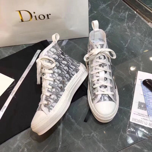 BL - DIR B23 Technical Canvas White Sneaker