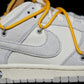 BL - OW x Dunk (NO.39) yellow shoelace brown buckle