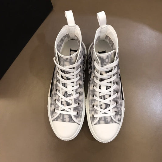 BL - DIR B23 Black and White HIGH-TOP SNEAKER