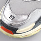 BL - Bla Triple S Red Silver Sneaker