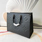 LV Onthego GM Monogram Empreinte Tote Bag Black For Women 41cm LV M44925