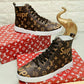 BL - LUV Stellar Trainer Boot Brown S Sneaker