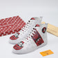 BL - LUV Stellar Trainer Boot White Red Sneaker