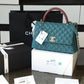 ChanelLarge Flap Bag With Top Handle Teal For Women, Women’s Handbags, Shoulder And Crossbody Bags 11in/28cm A92991