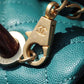 ChanelLarge Flap Bag With Top Handle Teal For Women, Women’s Handbags, Shoulder And Crossbody Bags 11in/28cm A92991