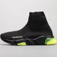 BL - Bla Socks Air Cushion Black Green Sneaker