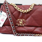 CHL 19 Handbag 26cm Bordeaux For Women AS1160