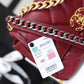 CHL 19 Handbag 26cm Bordeaux For Women AS1160