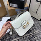 gg Horsebit 1955 Shoulder Bag White For Women 9.8in/25cm gg ‎602204 1DB0G 9022