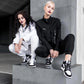 BL - AJ1 horsehair black and white
