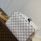LV NeoNoe Bucket Bag MM Damier Azur Canvas 10.2in/26cm Blue For Women LV N50042