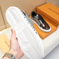 BL - LUV BLnogram Denim Brown And Gray Sneaker