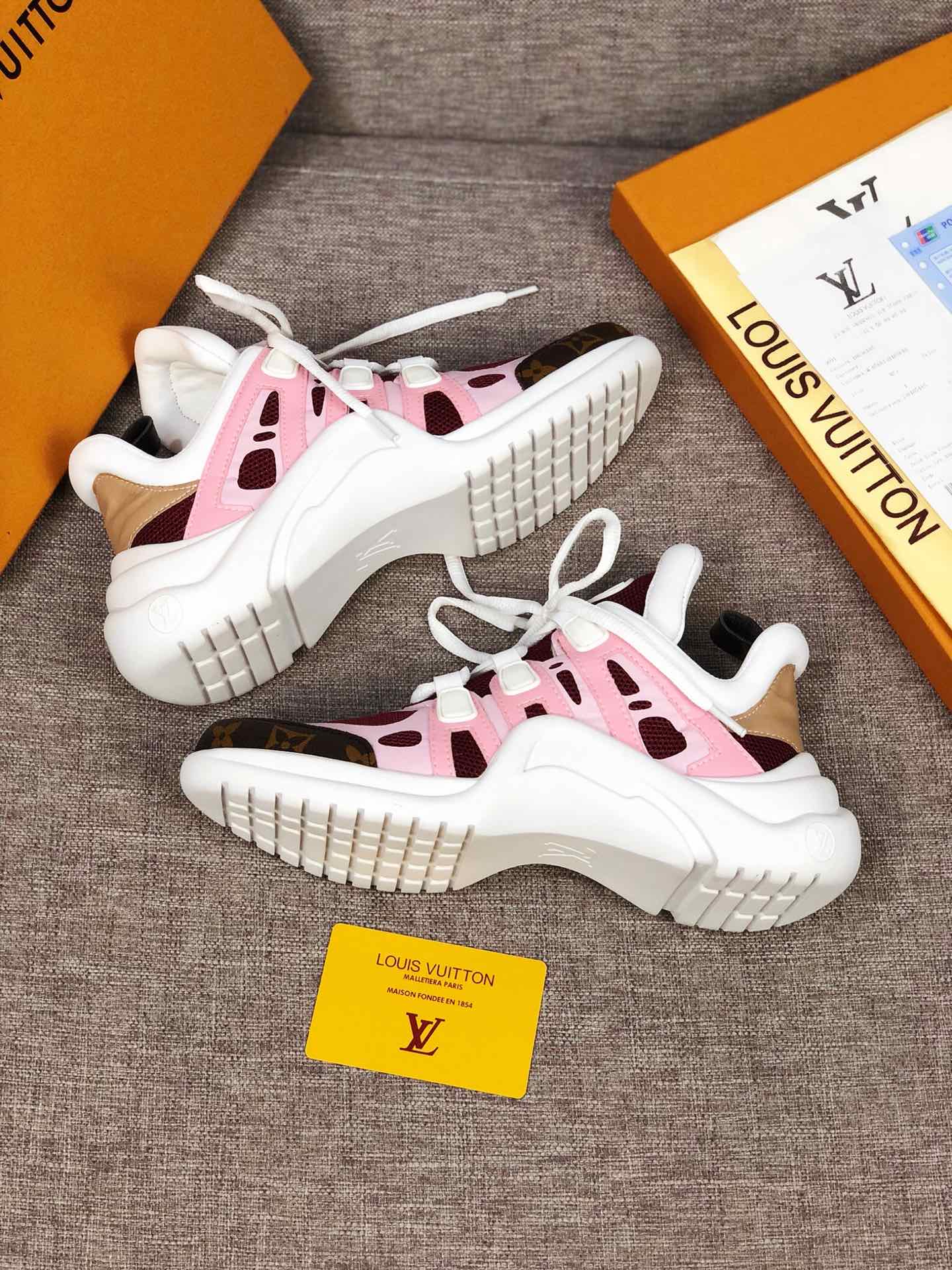 BL - LUV Archlight Pink Brown Sneaker