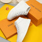 BL - LUV HIgh Top Metal White Sneaker