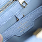 LV Capucines MM Taurillon Light Blue/ Beige For Women, Women’s Bags, Shoulder And Crossbody Bags 12.4in/31.5cm LV 