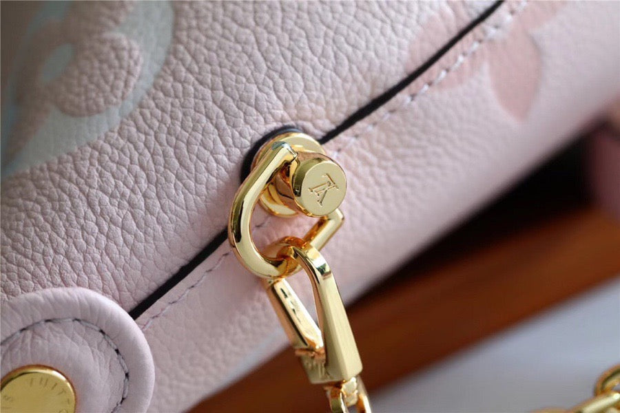 LV Neverfull MM Monogram Canvas Rose Pink For Women,  Shoulder and Crossbody Bags 9.4in/24cm LV